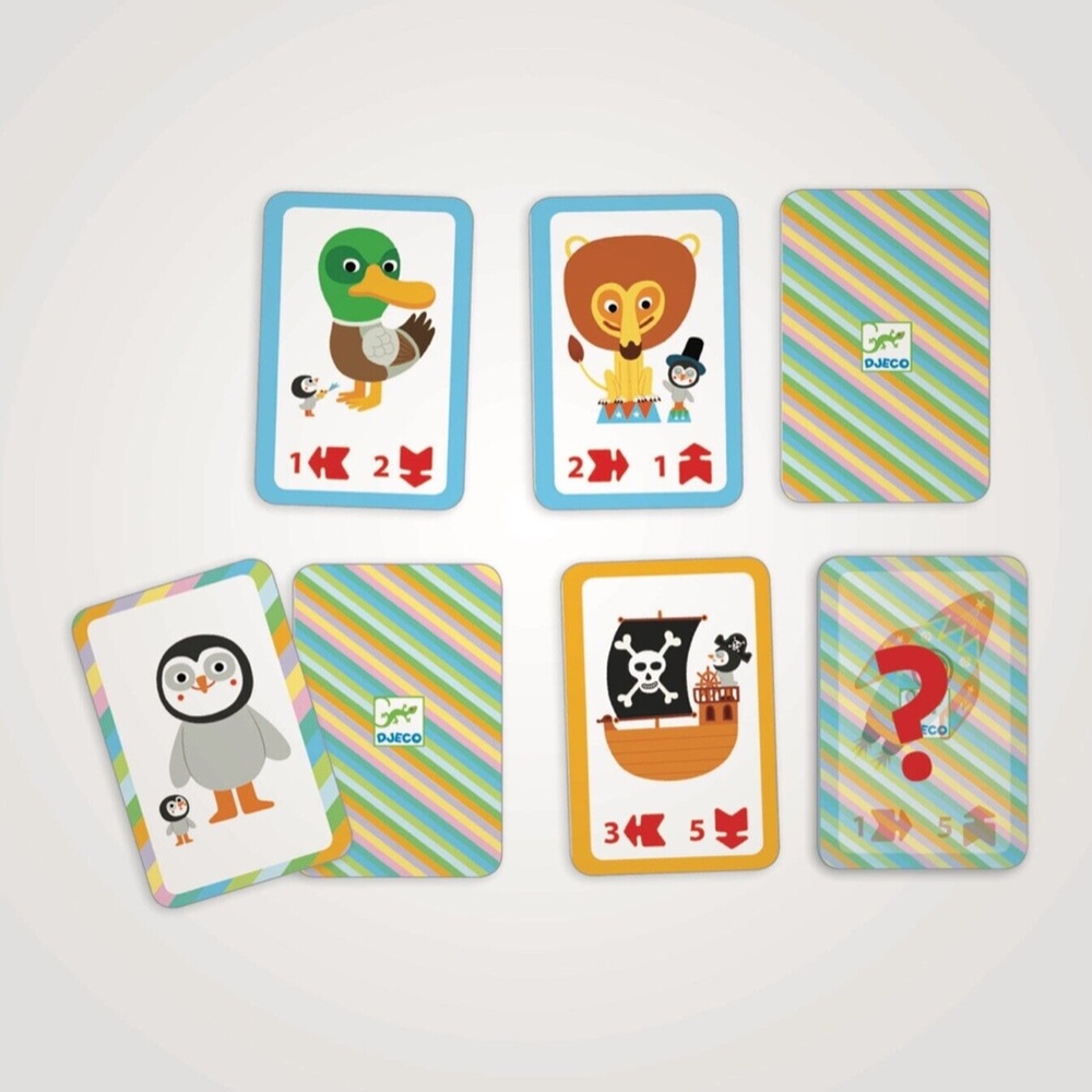 French DJECO Manchomemo Memory Game Ages 6-99